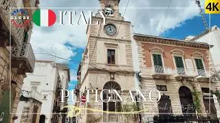 ITALY PUGLIA PUTIGNANO 🇮🇹 Street Markets➜ Old Town➜ Racconti di Carta Artworks Walking Tour 4K