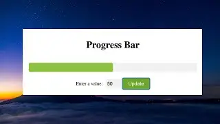 How to Create a Progress Bar with JavaScript, HTML, and CSS | #JavaScript #HTML #CSS #WebDevelopment