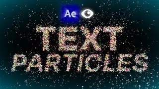 Text Particles Animation with Particular in 8mins | Adobe After Effects Tutorial