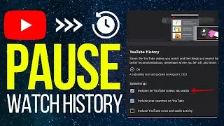 How To Pause Search and Watch History on YouTube (2024)