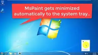 How to minimize any application to the System Tray using Minimize to Tray Tool