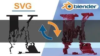 How to Import SVG file  into blender using  Illustrator