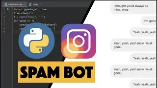 How to make an instagram spam bot