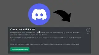 New DISCORD Experiment - Custom Invite Link Tab for Unboosted Servers