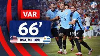 CONMEBOL Copa América | VAR review - Goal  | Estados Unidos vs. Uruguay | 66th Min