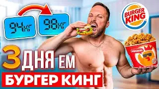 3 ДНЯ ЕМ только БУРГЕР КИНГ! Что пошло не так?!