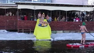 Киев Днепр Крещение X - парк Крещенский Моржи FEST 2019