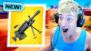 The *NEW* LMG is HERE! INSANE 21 KILL GAME | Fortnite