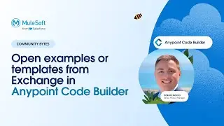 Open examples/templates from Anypoint Exchange in Anypoint Code Builder (Feb '24) |Community Bytes