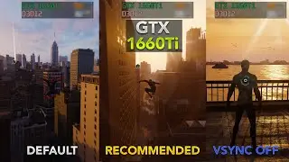 Marvel's Spider Man Remastered  Best Settings, Showcase, GTX 1660TI, Preset: High