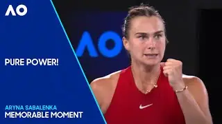 Aryna Sabalenka Rips Massive Forehand Winner! | Australian Open 2024