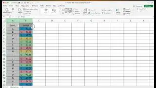 How to filter by cell background colour in excel?