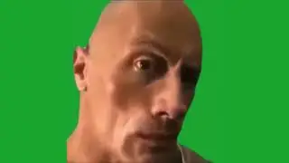 Green Screen the rock sus🤡