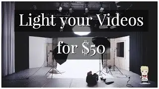 Build A YouTube Lighting Rig For Under $50