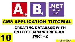 Creating Database with Entity Framework Core- Part 2 | - ASP.NET CORE 3 | Angular 10 | Bootstrap 4
