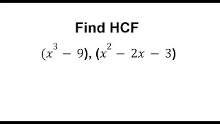 How to find the HCF of the Polynomial /  Factoring Polynomial / HCF of algebraic expression