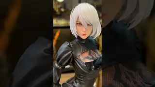 Puffer studio Nier 2B statue unboxing. 