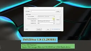 Free ISO Burner image files or USB flash drive -2019