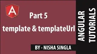 Template and TemplateUrl - Angular (Tutorial #5)