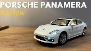 Realistic miniature Porsche Panamera 1/24 scale model car Review #diecastmodels #asmr #porsche