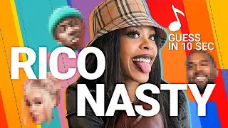 Guess in 10 Seconds | RICO NASTY Guesses Doja Cat, Slipknot, Kanye West and 17 More