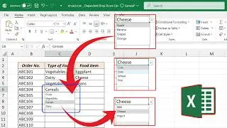 How to create multiple drop-down lists in a cell or cells of an Excel Worksheet