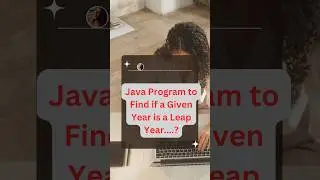 Java Program to Find if a Given Year is a Leap Year| @spglobalsolution9614 #java #english