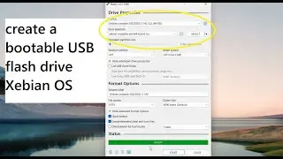 how do you create a bootable USB flash drive Xebian OS Linux operating system