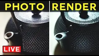 LiveTutorial: How to Render PHOTOREAL Art [Cinema 4D + Octane]