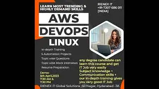 our in-depth training program on aws devops linux and project implementation gives you IT Job