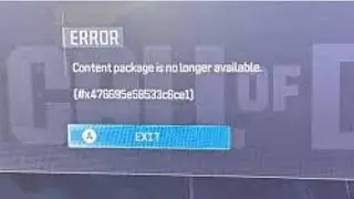 How to Fix Call of Duty Black Ops 6 Content Package is no Longer Available