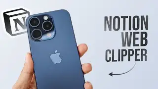 How to Use Notion Web Clipper on iPhone (tutorial)