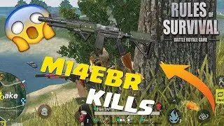 INSANE M14EBR KILLS! + RANDOM CLIPS (Rules of Survival: Battle Royale Game)