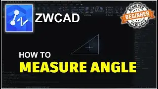 ZWCAD How To Measure Angle Tutorial