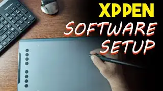 How To Setup XP Pen Graphics Tablet Software!