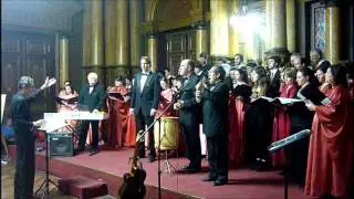 GLORIA.wmv (misa criolla).  Opus Cuatro y el Coro Universitario de La Plata.