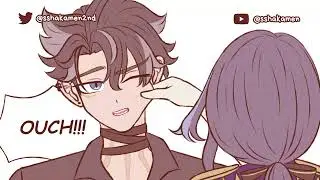 b👀ba? (wriolette) [GENSHIN IMPACT - COMIC MEME]