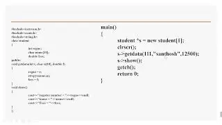 Pointer to an object