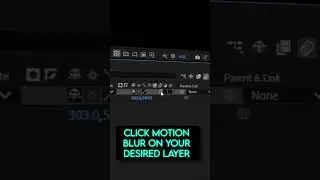 Quickly Add Motion Blur- After Effects Tutorial