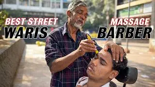 He Received Waris Barber's Best Head Massage | Anxiety & Stress Relief Treatment | ASMR Gautam
