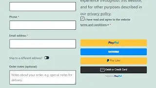 WooCommerce PayPal Payments Demo in WordPress