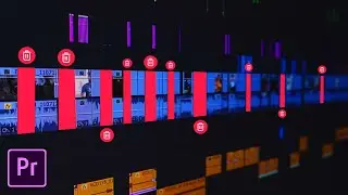 DELETE all GAPS in Premiere Pro