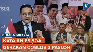 Anies Baswedan Tanggapi soal Gerakan Coblos 3 Paslon pada Pilkada Jakarta