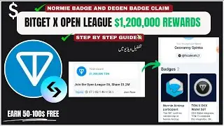 Bitget Wallet x Open League S6 Campaign: $1.2M Rewards + Mint Degen & Normie Airdrop Badges Guide