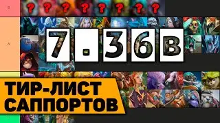 ТИР-ЛИСТ САППОРТОВ патча 7.36b от дота 2 саппортс