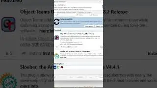 Eclipse Updates in Marketplace #eclipse