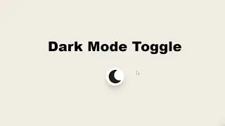 Dark Mode Toggle