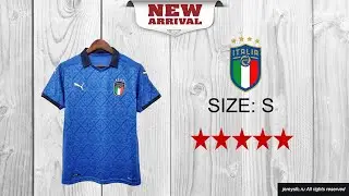 Italy Home Jersey 20/21 UNBOXING + REVIEW