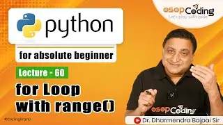 Python for loop with range() function | range() Function in python | Python Tutorial - #Lecture60