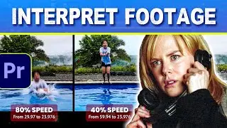How To Use Interpret Footage in Premiere Pro CC Tutorial